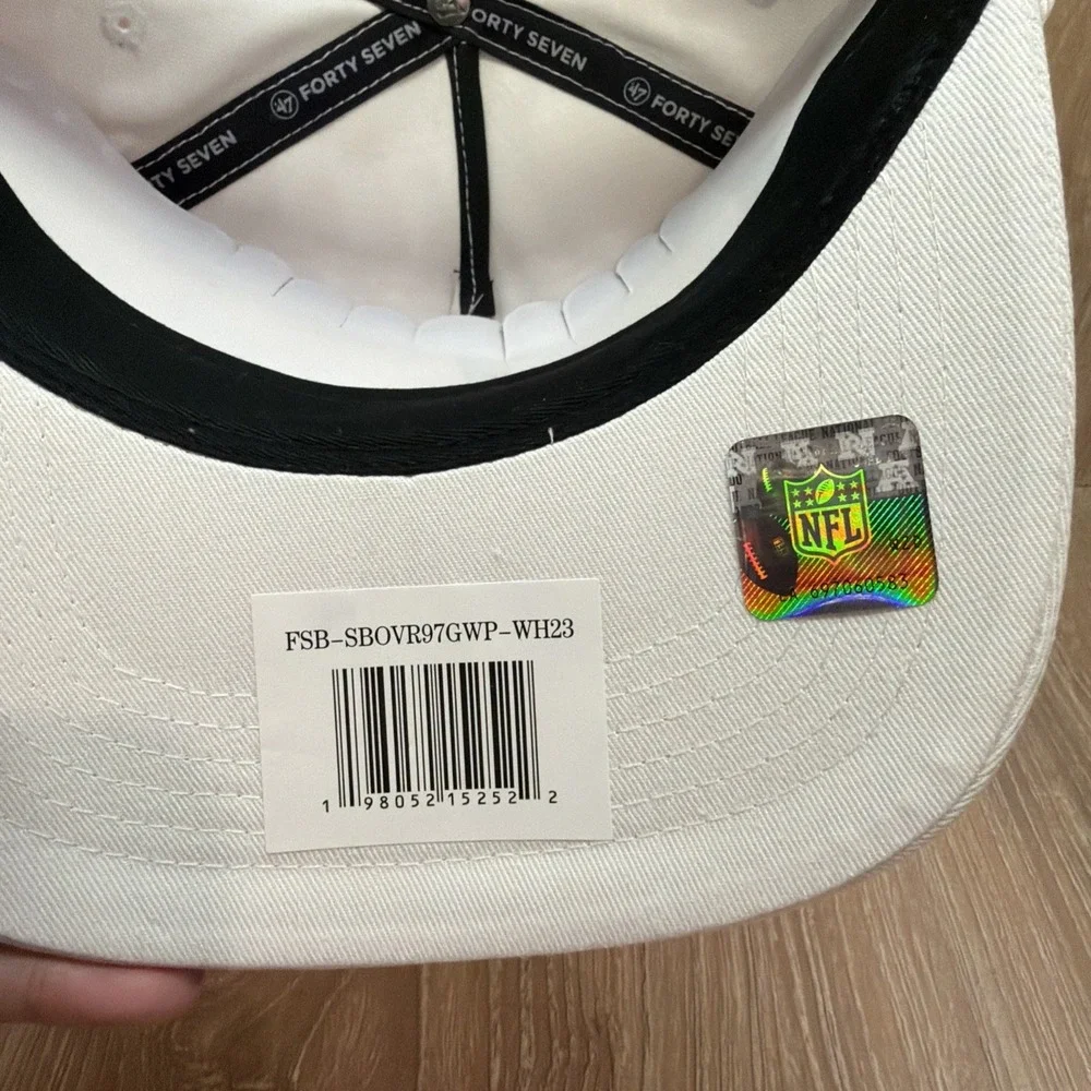 Super Bowl LVIII (57) Las Vegas '47 Brand Hitch Snapback NFL Hat Cap White NEW